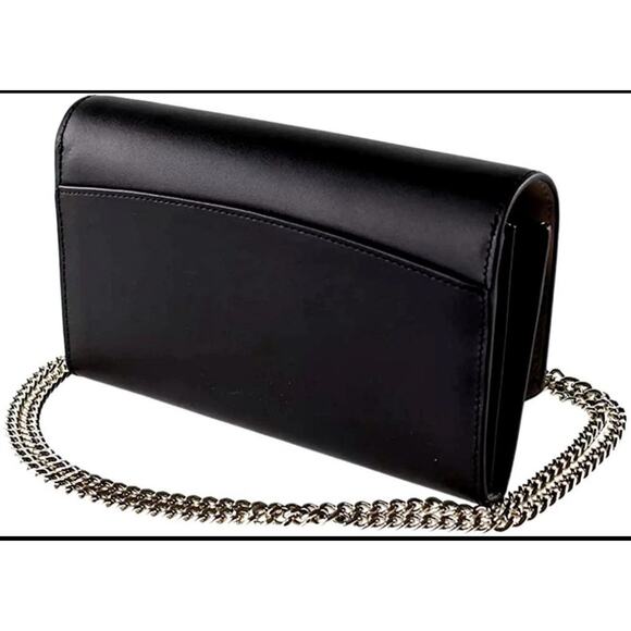 Kate Spade Gemma Black Leather Chain Crossbody Bag Classic Purse Wallet NWT - Picture 8 of 8